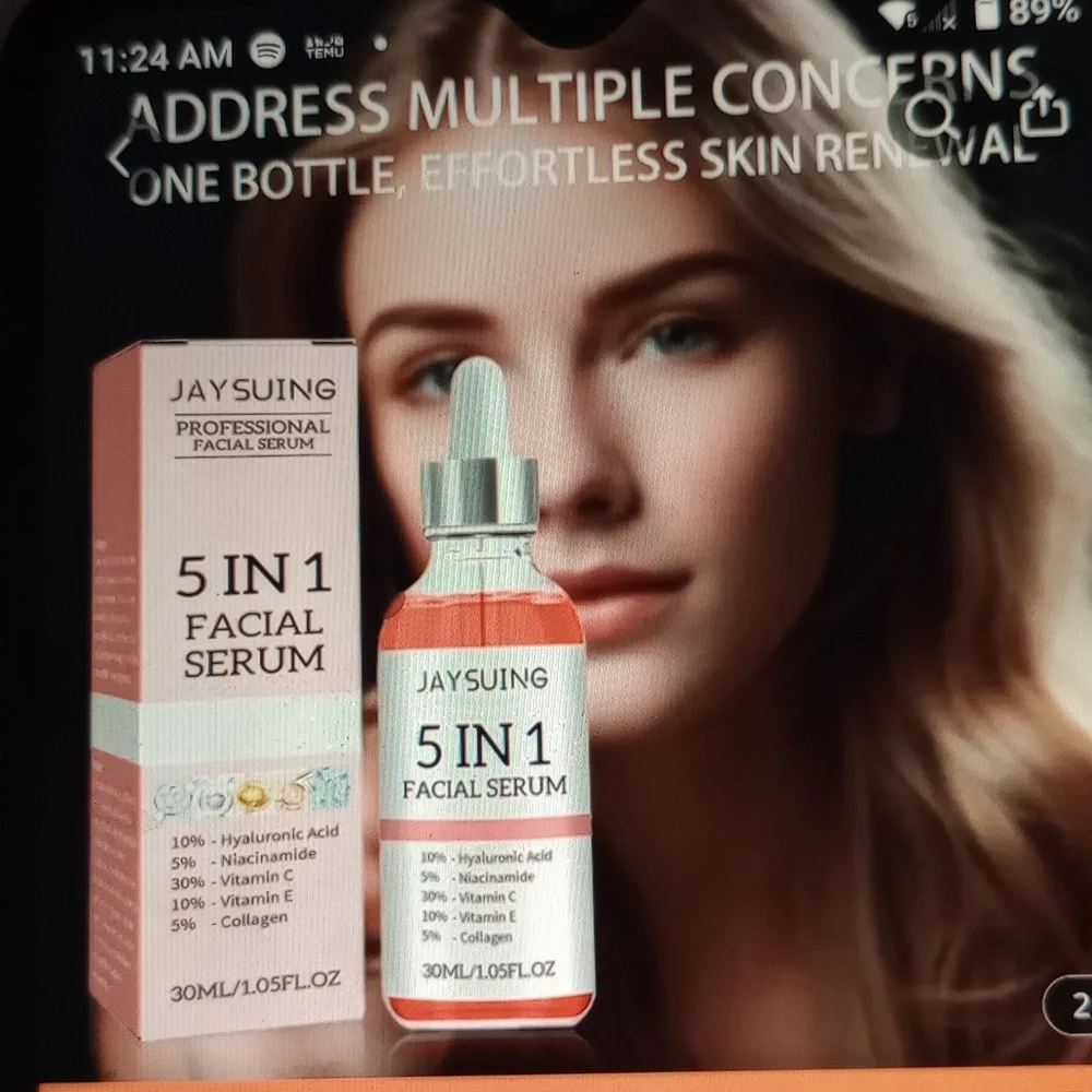 🥰3/$25 NWT In Box. JAY SUING 5 IN 1 FACIAL SERUM. 5 key ingredien…